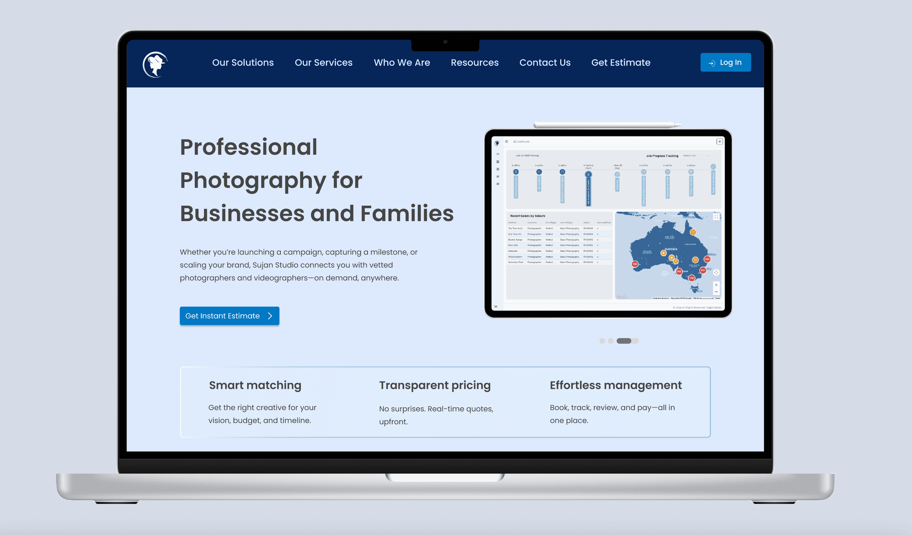 Client sending a brief to Sujan Studio